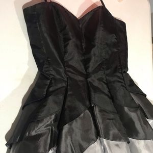 Black and Grey DEB Homecoming/ Prom Dress, 5/6